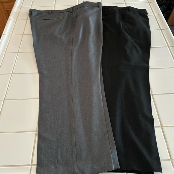 Other - Men’s pants 2 pair grey haggar & black Greg Norman 42/30